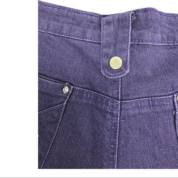 simply Lavish Purple Jean Pants - Picture 4 of 11
